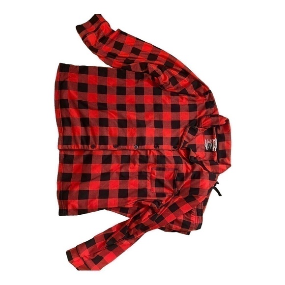 Cuddlduds JAMMIES FOR YOUR FAMILIES RED/BLACK CHECKED PJ SET SIZE XXL - Picture 2 of 4